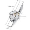 HONEY BEAR Men's Tie Clip Steampunk Clockwork Tie Clip 5.4
