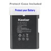 Kastar Battery (X2) & LCD Slim USB Charger for EN-EL14,