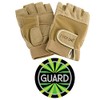 Ever-DRI Performance Gloves and Color Guard Decal Bundle (Tan, Large)