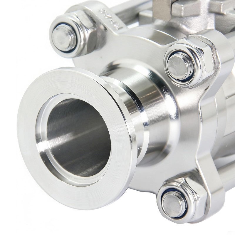 QiiMii KF-25 Vacuum Ball Valve Clamp Valve with Locking Device,