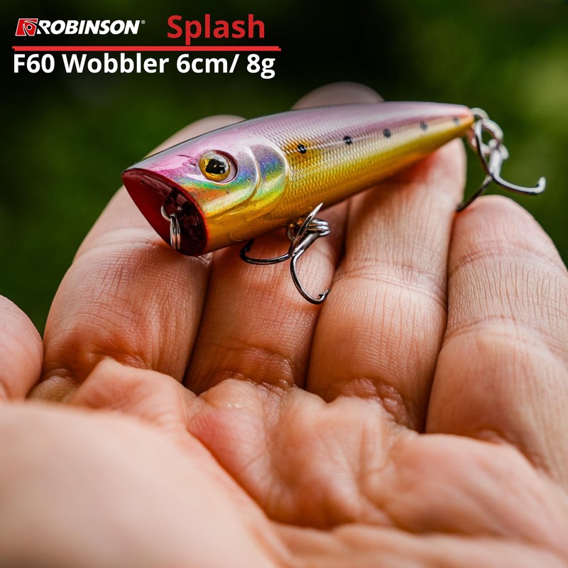 Robinson Fishing Lure for Bass and Pike - Wobbler 60