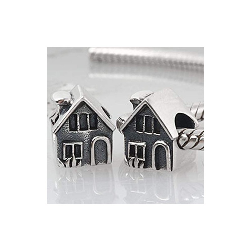 Family Charm 925 Sterling Silver House Charm Home Charm Love
