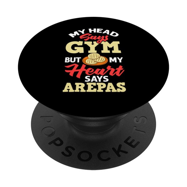 Arepas Essen Lustige Rezept Kolumbianer Gerichte PopSockets mit austauschbarem PopGrip