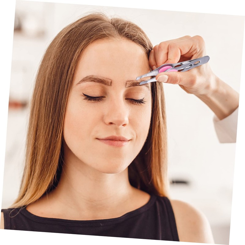 BIUDECO Stylish Eyebrow Clip 4pcs Stainless Steel Tools for Brow