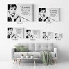 Smile Art Design Audrey Hepburn Breakfast at Tiffany`s Quotes Canvas