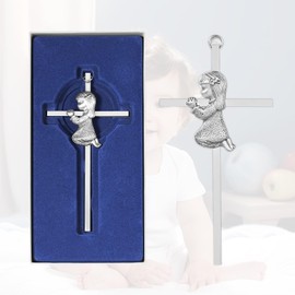 Imerance Baptism Gifts for Girl-Baby Wall Cross for Christening Gifts for Girl & First Communion Keepsake,Baby Girl Baptism Gifts from Godparents