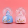 Snow Globe Crystal Ball Music Box Rotating Musical Box with