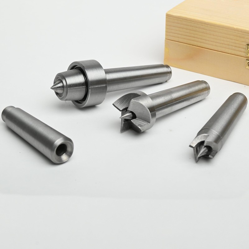 PSI Woodworking LCENT4 Wood Lathe Drive Center 4pc Set, #2MT