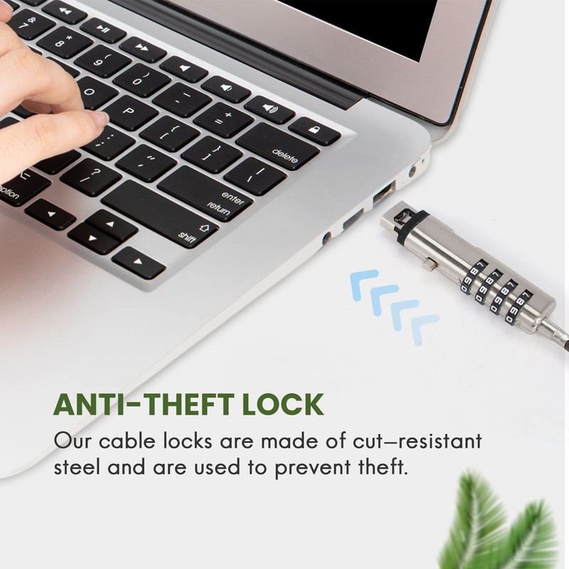 RESFNSE Security USB Password Anti-Theft Lock, Used for Anti Theft