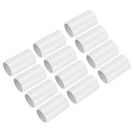 MECCANIXITY PVC Conduit Coupler Straight Fittings 25mm Terminating Coupler Connectors for Home Hose Electrical Conduit Pack of 6