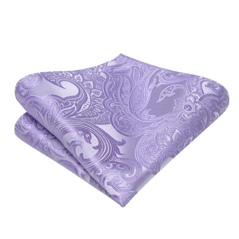 Hi-Tie Men's Bow Tie Self Tie Bow Ties Lavender Silk