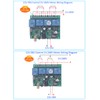12V 24V 36V 4CH Universal Garage Door Remote Switch 433Mhz