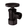 Westbrass A105-62 Round Handle Angle Stop Shut Off Valve, 1/2"
