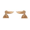 Mfjl 2PCS Kneeling Ark Angel Statue, Religious Memorial Figurine for