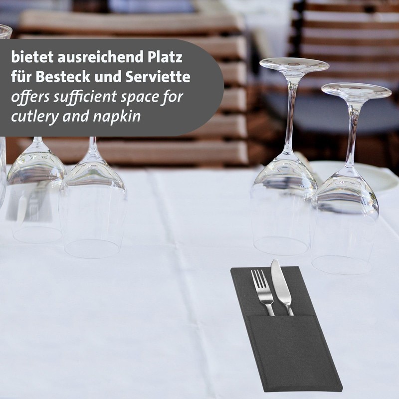 Westmark Cozy Cutlery Bags - Set of 4 Cutlery Holders,