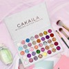 Bezavea 40-Color Eyeshadow Palette with Highly Pigmented Glitters and Shimmers