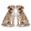 2 x 15cm Labrador Vinyl Stickers Decals Laptop Car Bike