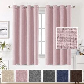 Cortina Blackout Aislada Térmica Lino 130x160 Habitación 1pz