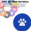 Piburth 4 Pack Car Cup Holder Coasters, Dog Paw Insert