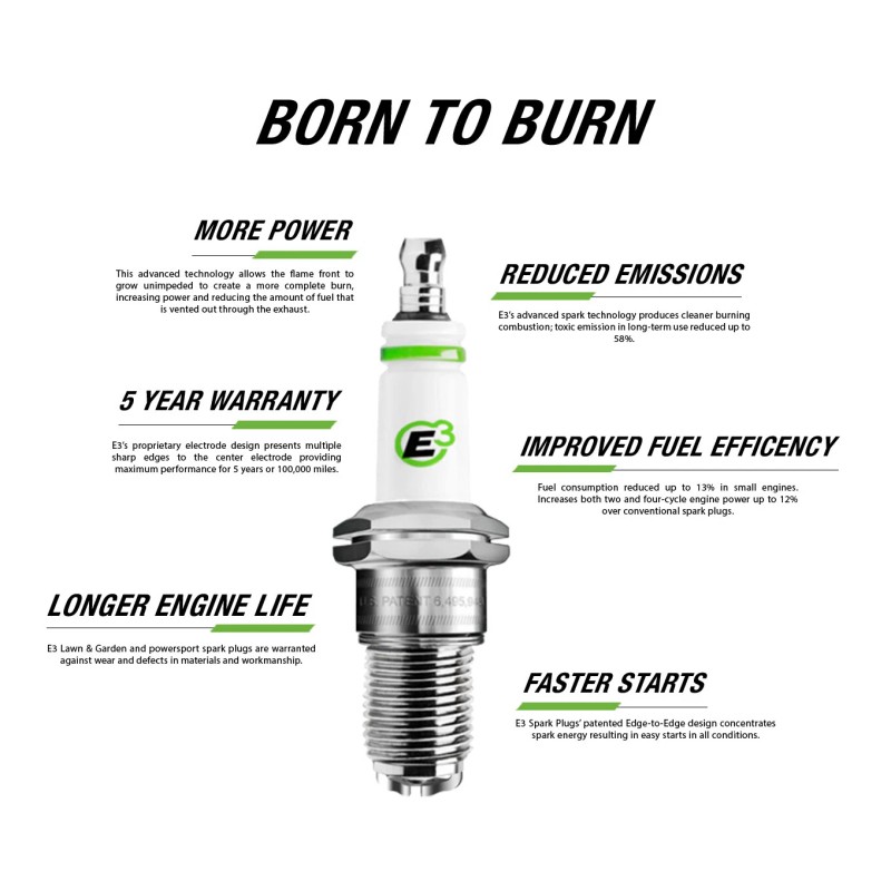 E3 Powersport Spark Plug - E3.31 Motorcycle / Snowmobile /