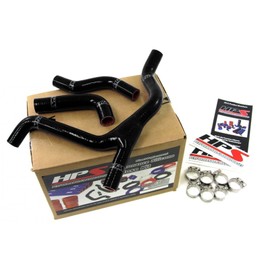 HPS (57-1254-BLK) Black Silicone Radiator Hose Kit for Suzuki RMZ250