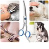 Professional Stainless Steel Dog and Cat Grooming Scissors,Curved Shears with