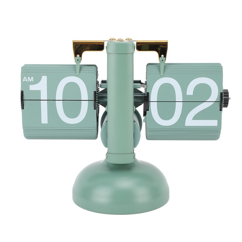 Retro Flip Down Clock with Reminder Timer Stable Accuracy Creative