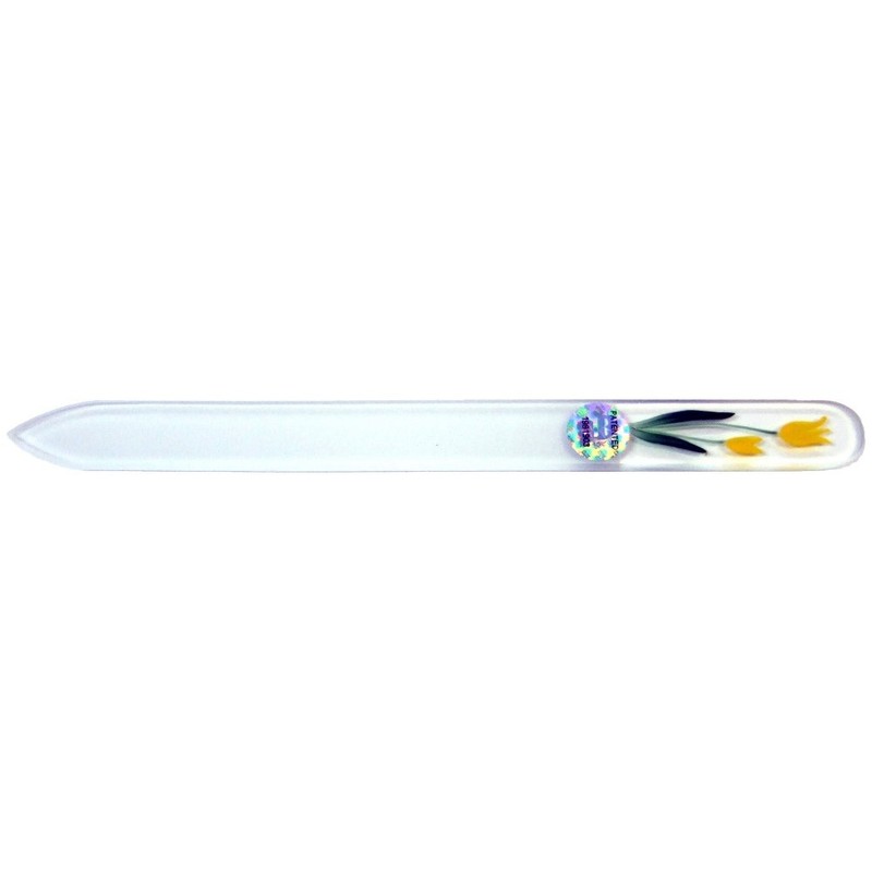Brajek 82SYP108 Nail File Glass Hand Painted 5.5 inches (14