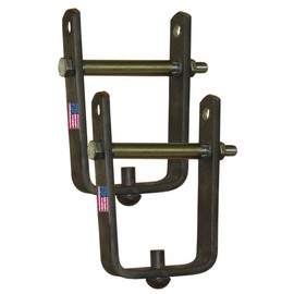 BILLET4X4 U.S. Made 2-1/2 inch Wide MEGA-Duty Axle Leaf Spring Rebound Clamps - Pair (2) (4x4 Vehicles)