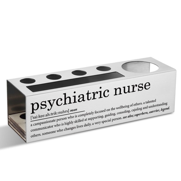 VYNWPDFLI Psychiatric Nurse Gift, Appreciation Desk Organizer for Mental Health