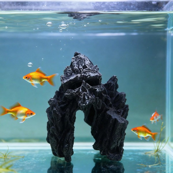 Gxdamxz Aquarium Decoration Cave, Stones Decoration Hiding Place for Aquatic