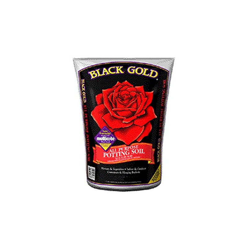 Black Gold All Purpose Potting Soil 0.13-0.05-0.10 16qt