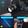 LED Rechargeable Headlamp, Headlight 90000 Lumens Super Bright with 6