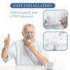 Universal CPAP Inline Filter Machine Bacteria Filter, Compatible with CPAP