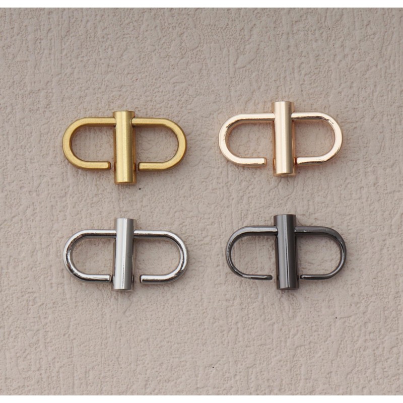 Ruwado 4 Pcs Adjustable Metal Buckles Strap Shorten Clasps Chain