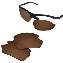 Glintbay 100% Precise-Fit Replacement Sunglass Lenses for Rudy Project Rydon - Polarized Brown