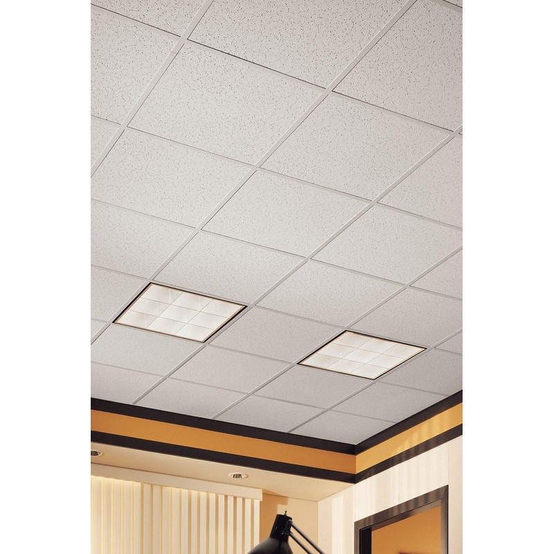 Armstrong Ceiling Tiles; 2x2 Ceiling Tiles - 16 pcs White;