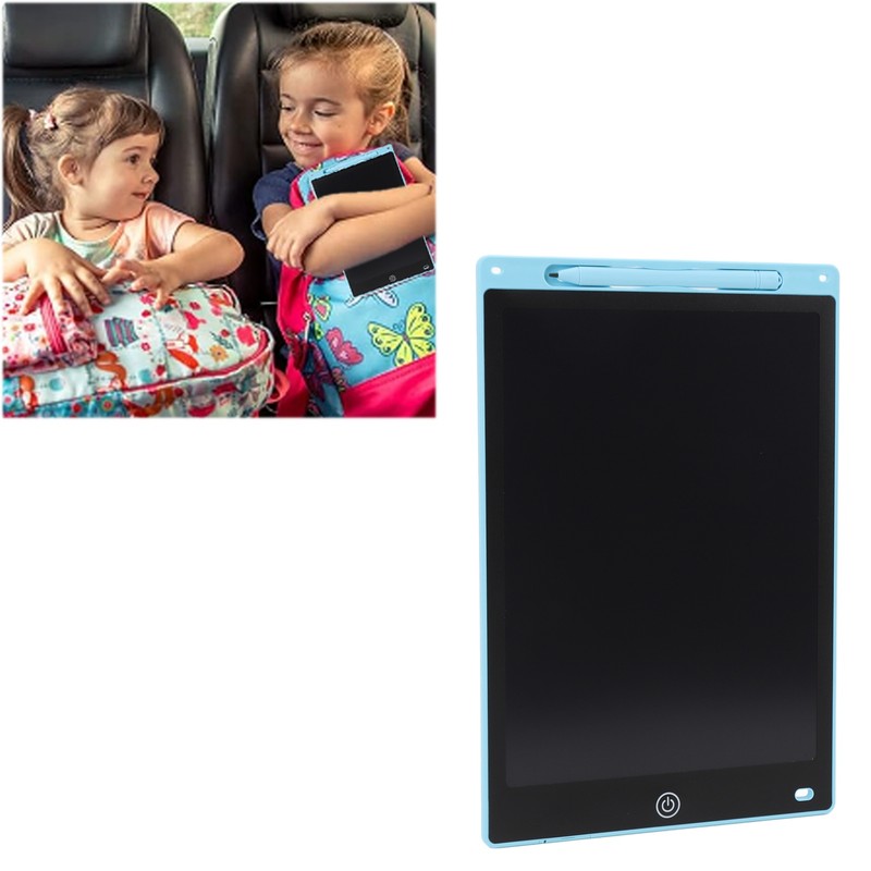 12in LCD Writing Tablet Erasable Smooth Drawing Easy Delete Doodle