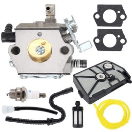 NewJ's Carburetor with Fuel Line Fuel Filter Air Filter Kit Fit for STIHL 028 028AV Super Chainsaw Fit for Walbro WT-16B Tillotson HU-40D