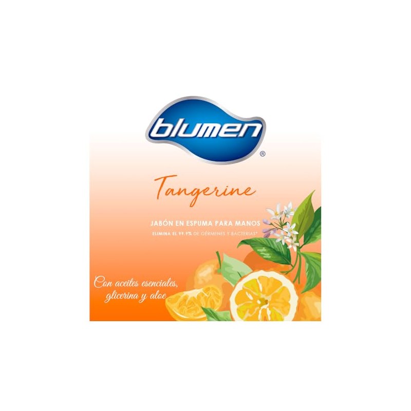 BLUMEN Jabon Espumoso Mandarina 332 ml