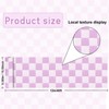 Purple Checked Bulletin Board Roll Reusable Waterproof Erasable Bulletin Board