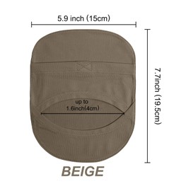 WepMeds Care Pack of 3 Stretchy Plain Ostomy Bags Covers with Flexible Mouth for Surgical Care After Colostomy Ileostomy or Urostomy (Brown)