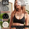 Kalon - Brasier deportivo con espalda cruzada para mujer, 4