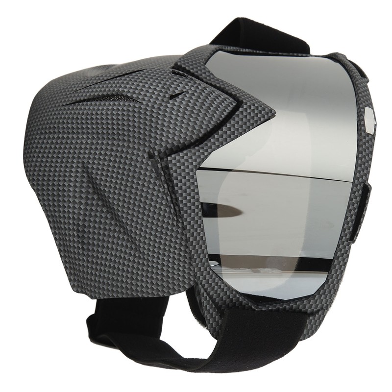 Motorcycle Face Mask Goggles Dust Wind UV Proof Riding Glasses