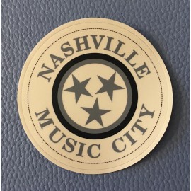 Downtown Nashville Tennessee Tourism Travel Vinyl Sticker Music City