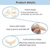 5Pcs Finger Splint, Oval 8 Comfortable Trigger Thumb Brace to