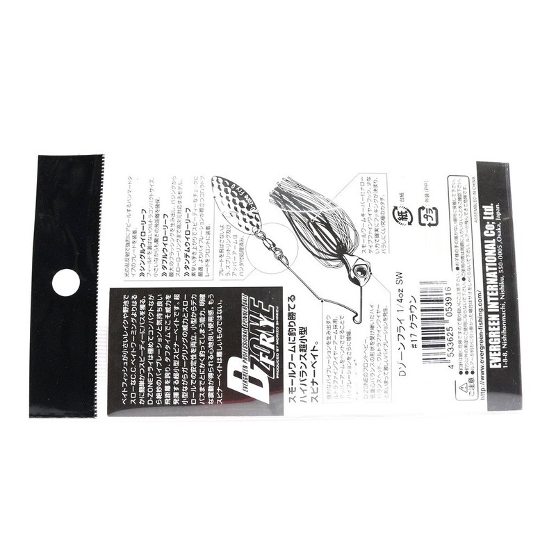 Evergreen (Evergreen) Spinnerbaits D Zone Fly singuruuxiro-ri-hu 1/4oz Bluegill #