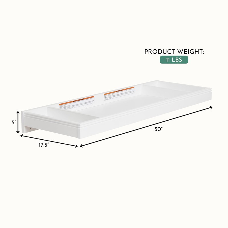 Evolur Audrey Change Tray, Stardust