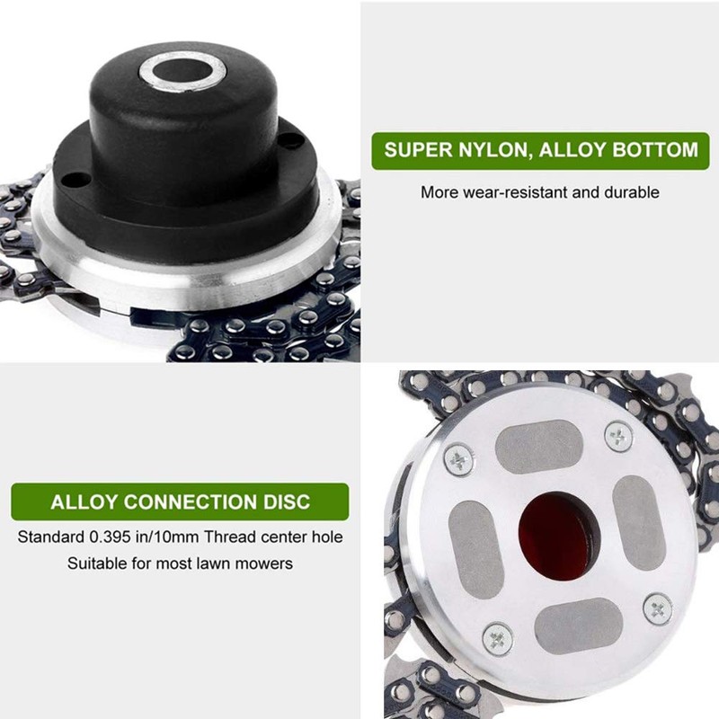 65Mn Trimmer Head Coil Chain Lines Brush Cutter Weed Eater