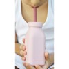 MinikOiOi 101240008 Bottle 200 ml Bottle+Straw Pink
